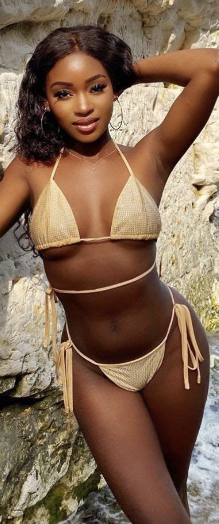 Beautiful Black Woman In Bikini On Beach By Daniel Dash Videohive My XXX Hot Girl