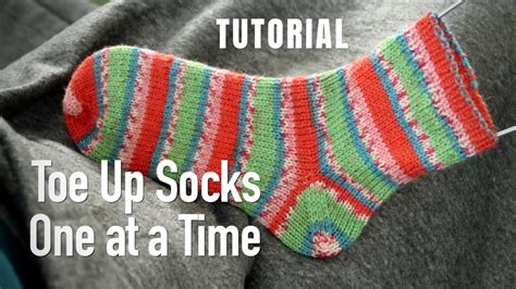 TOE UP SOCK Knitting TUTORIAL Fast And Easy Socks ONE AT A TIME On