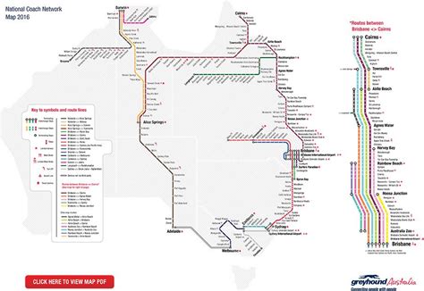 Greyhound Bus Route Map Australia