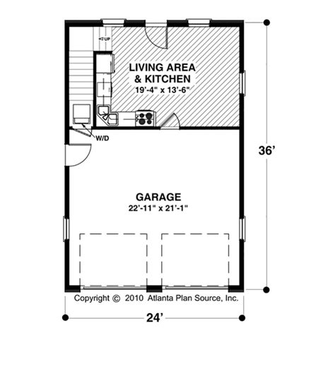 Craftsman Style House Plan 1 Beds 1 Baths 838 Sqft Plan 56 613