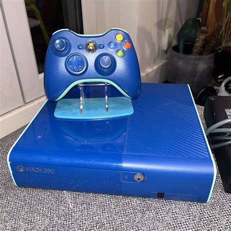 Microsoft Xbox 360 E Console Special Edition 500gb Blue Boxed For Sale