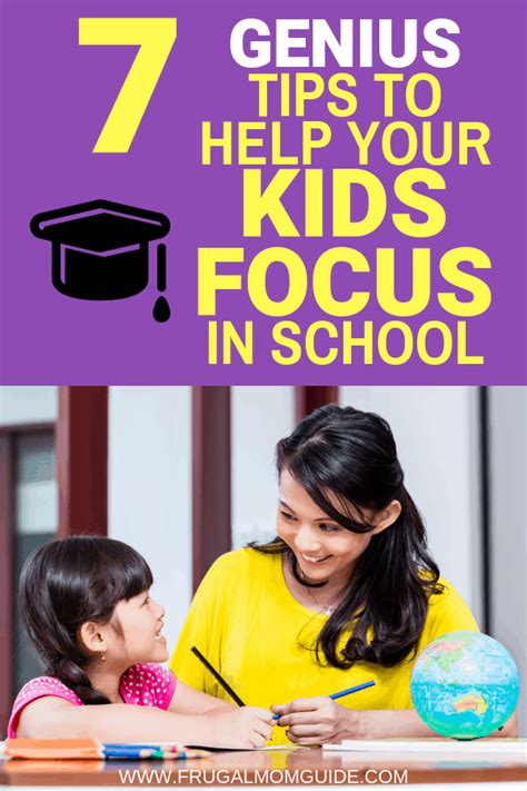 7 Tips To Help Kids Focus In School The Frugal Mom Guide