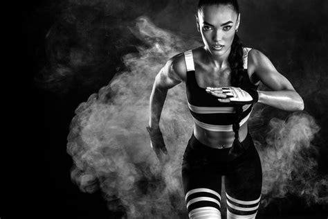 Wallpapers For Your Device Braid Woman Fitness Girl Black And White