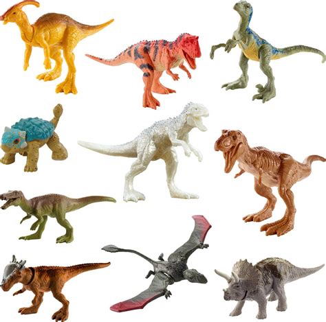 Buy Jurassic World Camp Cretaceous Isla Nublar Multipack Featuring 10 Mini Dinosaur Figures With