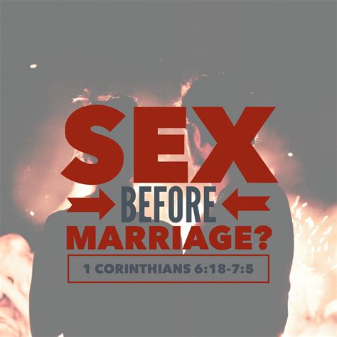 Sex Before Marriage Grace Church Gisborne