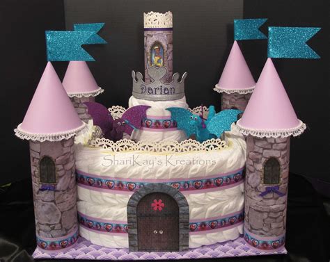 Princess Castle Diaper Cake A Photo On Flickriver