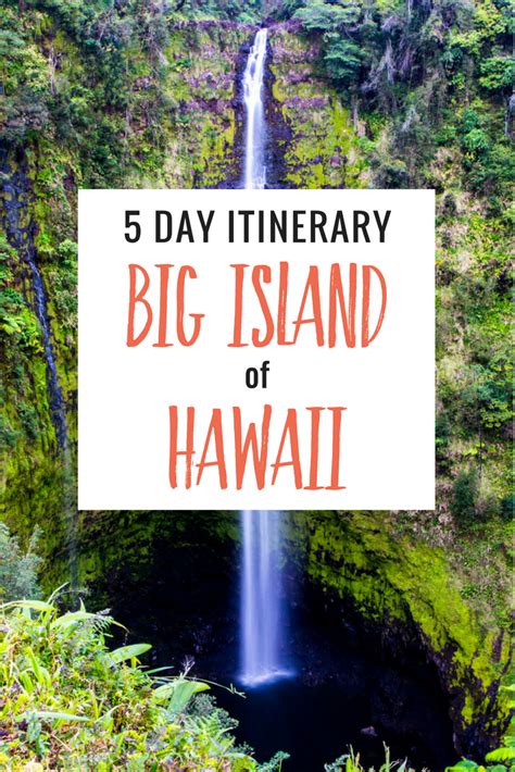 Stopped by gpo to do some shopping spree so we no need to pay the parking. 5 Day Itinerary - Exciting Things to Do on the Big Island ...