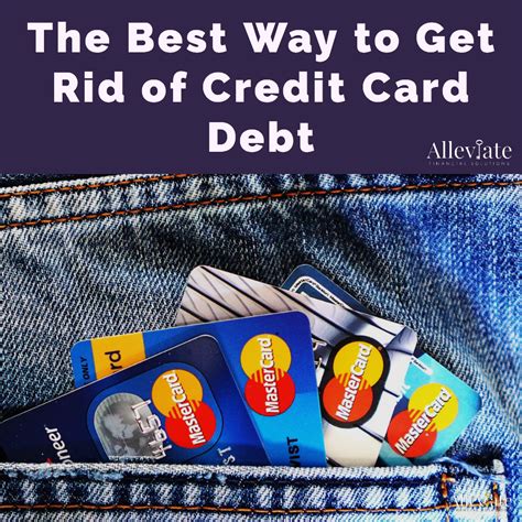 And trust us, you're not alone in the stress you're feeling. The Best Way to Get Rid of Credit Card Debt | Debt Relief & Debt Settlement | Alleviate ...