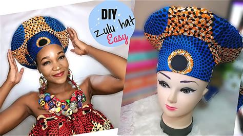 Diy Isicholo Traditional Zulu Hat Beautarie South African Youtuber