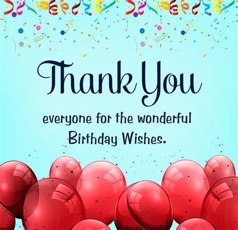 Thank You Message For Birthday Wishes On Facebook Images And Photos