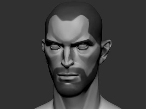 Artstation Stylized Male Head Basemesh2 Resources