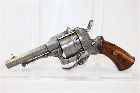European Belgian French Pinfire Lefaucheux Revolver Antique Firearms