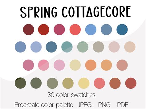 Procreate Palette Swatches Procreate Color Palette Winter Color Palette