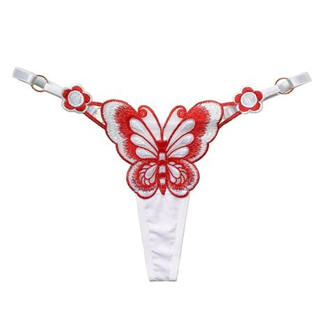 Hesxuno Lingerie For Women For Sex Women Sexy Butterfly Underwear Lingerie Thongs Panties Ladies