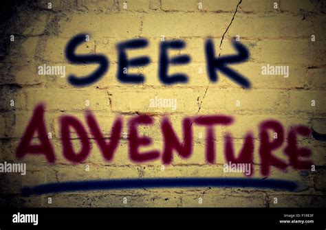 Seek Adventure Concept Stock Photo - Alamy