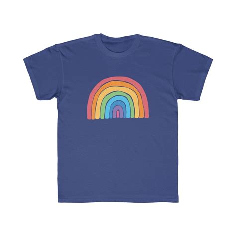 Rainbow Childrens Tshirt Kids Clothing Unisex T Shirt Etsy