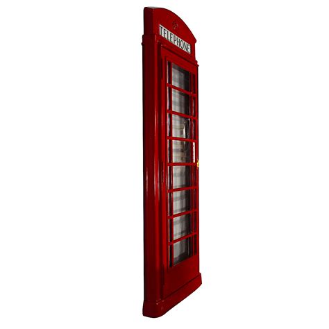 British Red Phone Booth Box Door Front Cast No Rust Aluminum English