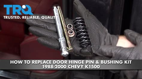 How To Replace Door Hinge Pin Bushing Kit Chevy K YouTube