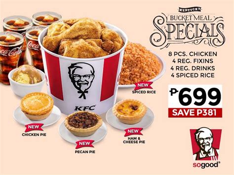 Menu Kfc Chicken Bucket Price Philippines Fast Food Menu Desserts Menu Kentucky Fried