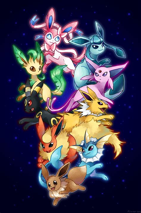 Eeveelutions By Kiiro Nee San On Deviantart In 2022 Pokemon