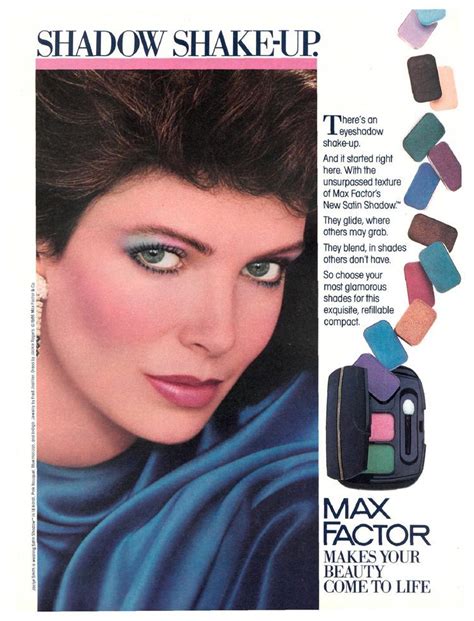 Jaclyn Smith For Max Factor Vintage Makeup Ads Beauty Advertising