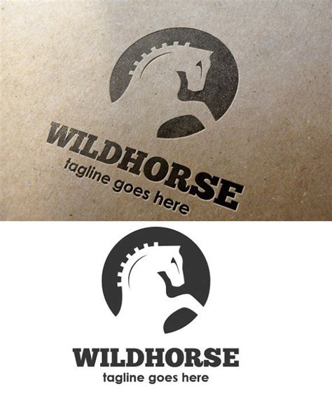 Wild Horse Logo Horse Logo Logo Templates Logos