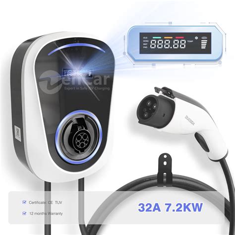 Ev Charging Station 32a Single Phase Wallbox With Sae J1772 Basic