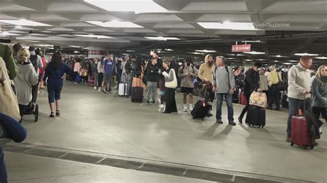 Long Sea Tac Airport Security Lines Stretch Into Parking Lot