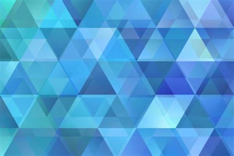 Blue Triangle Background With Opacity Graphic By Davidzydd · Creative