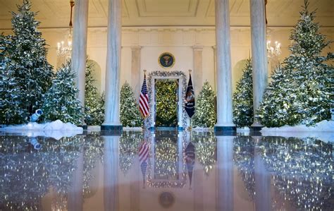 At The White House The Halls Are Decked For Christmas The New York Times