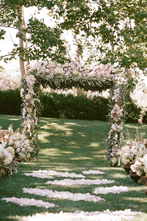 Gorgeous Floral Wedding Arch Elizabeth Anne Designs The