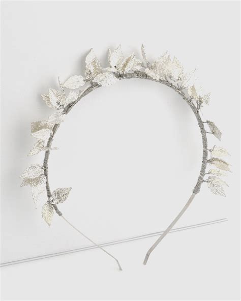 Andmonicaand Silver Padded Headband By Australian Label Ford Millinery