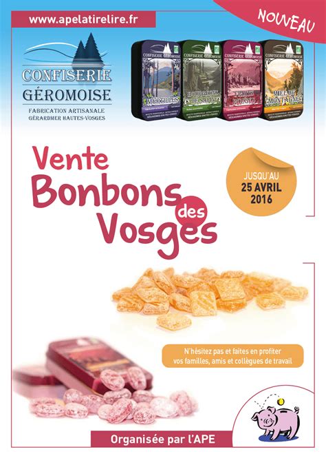 Vente De Bonbons Des Vosges Ape La Tirelire