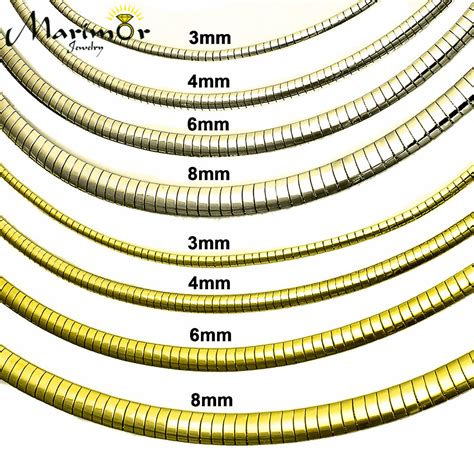 How much are 8 inches in centimeters? STAINLESS STEEL OMEGA CHAIN NECKLACE CHOKER 16 INCH LONG ...