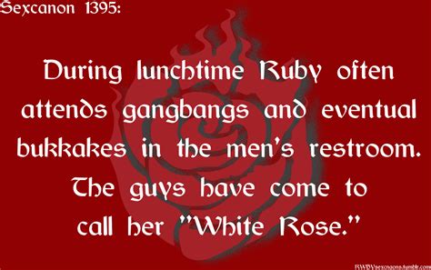 During Lunchtime Ruby Often Attends Gangbangs And Eventual Bukkakes In