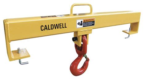 Caldwell Double Fork Single Swivel Hook Welded Steel Forklift Lifting