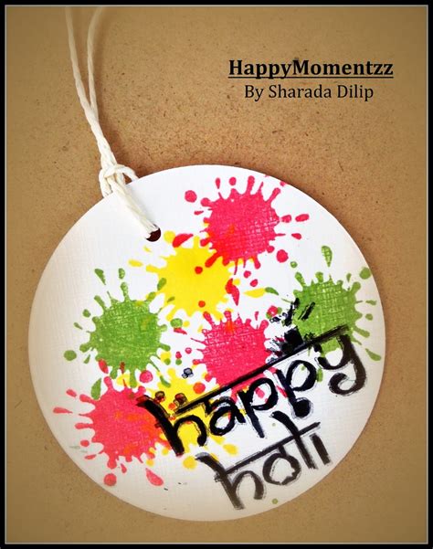 Happymomentzz Crafting By Sharada Dilip Holi Crafts With My Toddler
