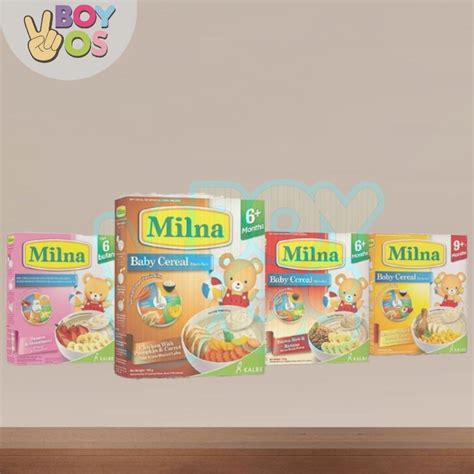 Milna Baby Cereal Assorted Variance 120g Shopee Malaysia