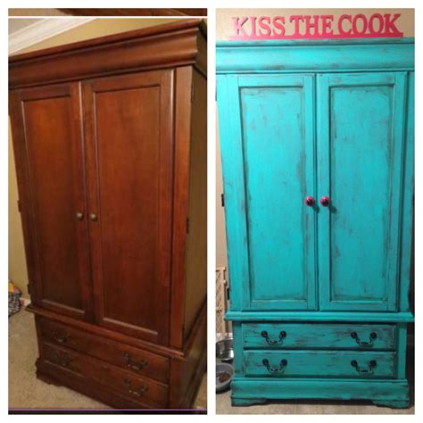 My $50 Craigslist armoire turned into our new pantry with homemade