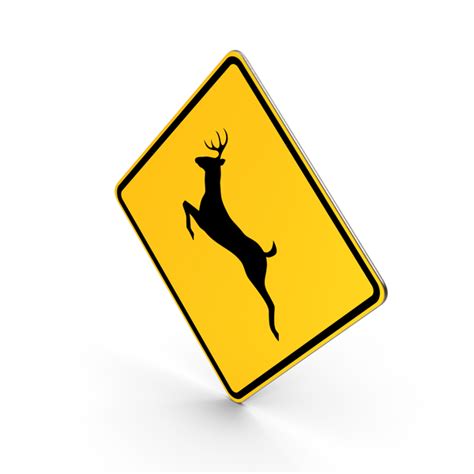 Deer Crossing Road Sign Png Images And Psds For Download