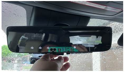 Toyota Sienna 2021 digital mirror in rain 🌧☔️ - YouTube