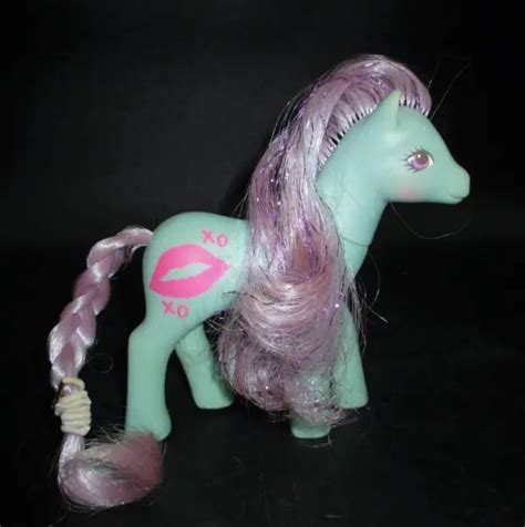 Vintage 1992 Mlp G1 My Little Pony Ruby Lips Sweet Kisses 999 Picclick