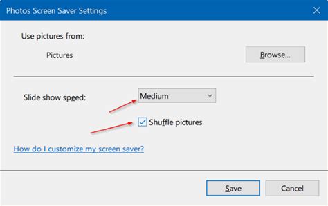 How To Set Photos As Screen Saver In Windows 10