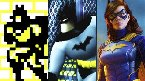 Evolution Of Batman Games 1986 2021 Youtube
