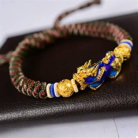 Feng Shui String Bracelet With Color Changed Money Turtle And Etsy Canada