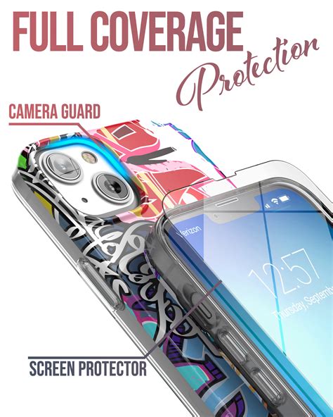 Iphone 14 Plus Loop Case In Graffiti With Screen Protector Encased