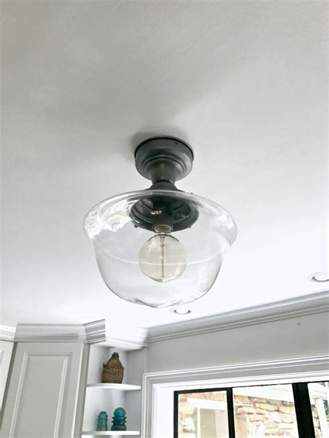 Clear the installation area of any old place the light fixture against the ceiling and line up its mounting holes with your pencil marks. New Kitchen Ceiling Light | Kitchen ceiling lights ...