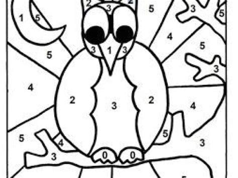 Coloriage 5 Sens Coloriage Magique Numération Jusqu 5 école  danieguto.net