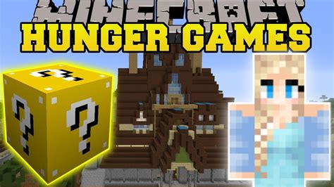 Minecraft Mods Frozen Hunger Games Lucky Block Mod Modded Mini Game