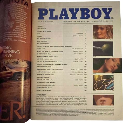Playboy Magazine July Bo Derek Cover Liz Stewart Centerfold John Belushi On Ebid Ireland